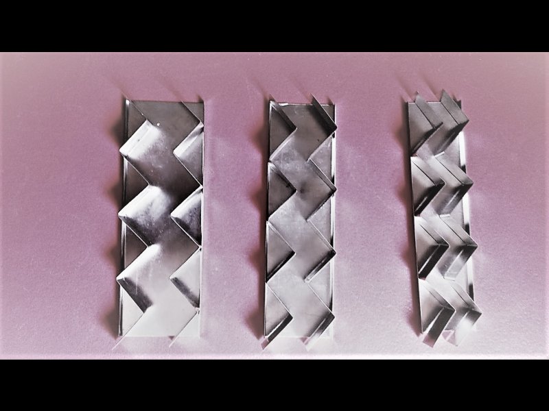 Chevron chico, mediano y grande